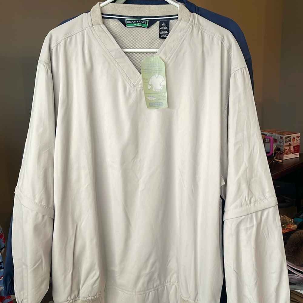 NWT MENS DEVON AND JONES SPORTS PERFORMANCE WINDJACKET